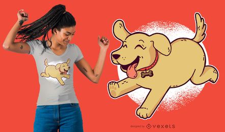 Diseño de camiseta Golden Retriever Puppy