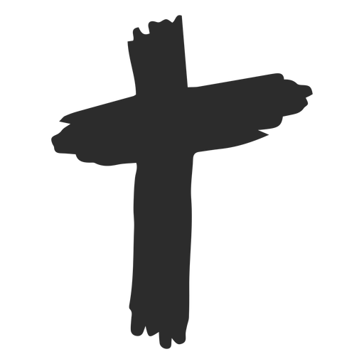 Christliches Kreuz von Hand gezeichnet - Transparenter PNG und SVG-Vektor