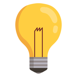 Klassische Glühbirne PNG-Design