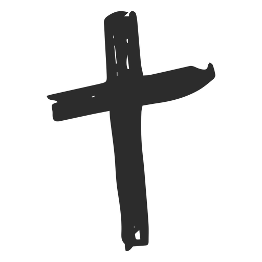 Kreuz kritzeln PNG-Design