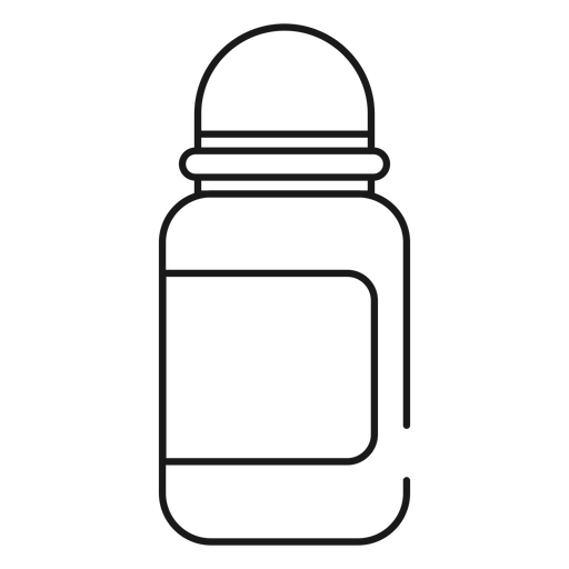Icono de trazo de desodorante rollon