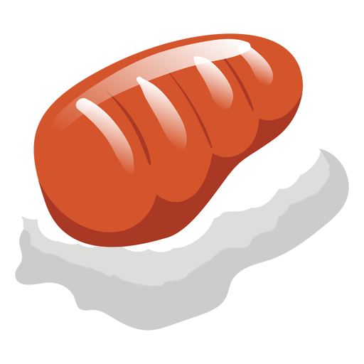 Icono de sushi de salm?n sake Diseño PNG