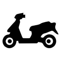 Scooter motorcycle silhouette PNG Design