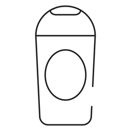Icono de trazo de champú Diseño PNG