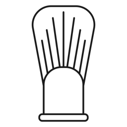 Icono de trazo de pincel de afeitar Diseño PNG