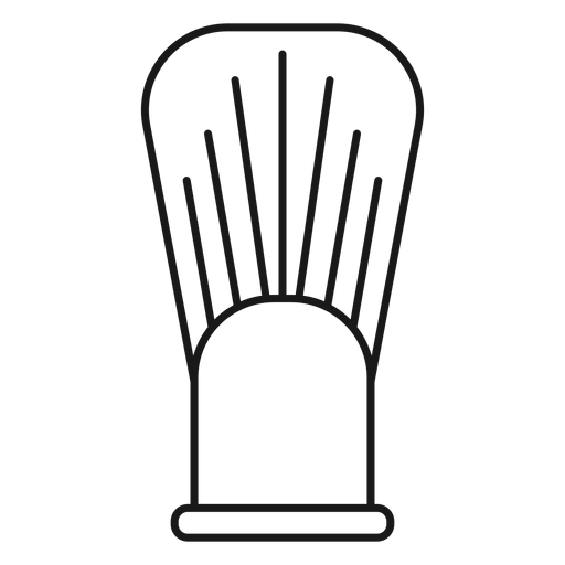 Icono de trazo de pincel de afeitar Diseño PNG