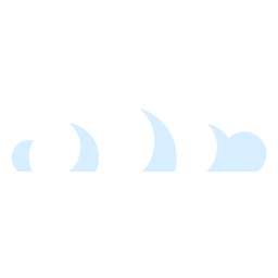 Himmelswolkensymbol PNG-Design