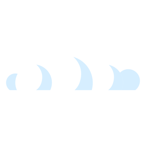 Sky cloud icon PNG Design