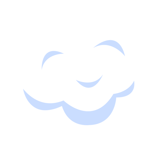 Himmelswolkenillustration PNG-Design