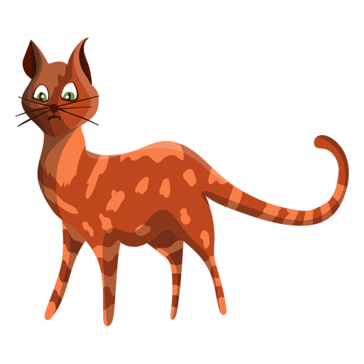 Spotted cat illustration PNG Design