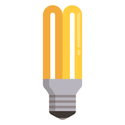 Stick light bulb PNG Design