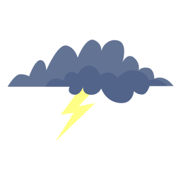 Icono de pronóstico de nube de tormenta Transparent PNG