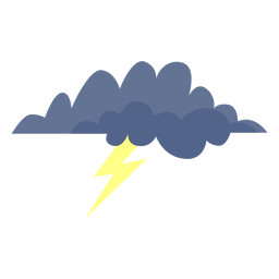 Sturmwolken-Vorhersage-Symbol PNG-Design