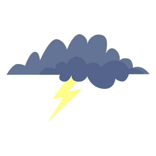 Sturmwolken-Vorhersage-Symbol PNG-Design