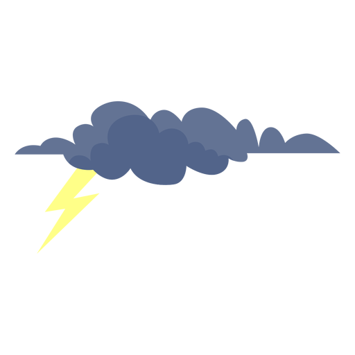 Ícone de nuvem de tempestade Desenho PNG