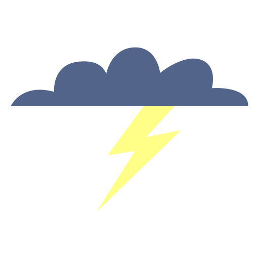 Stormy weather cloud icon PNG Design