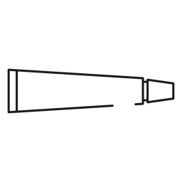 Ícone de traço de pasta de dente Desenho PNG