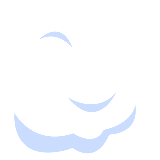 Wetterwolkenillustration PNG-Design