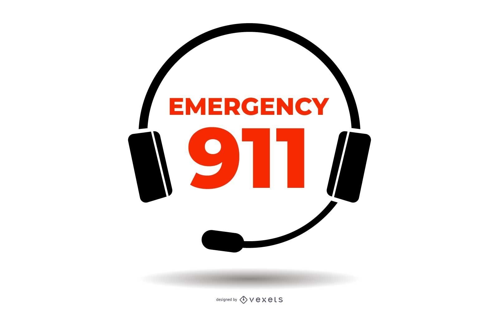 Emergency 911 Badge
