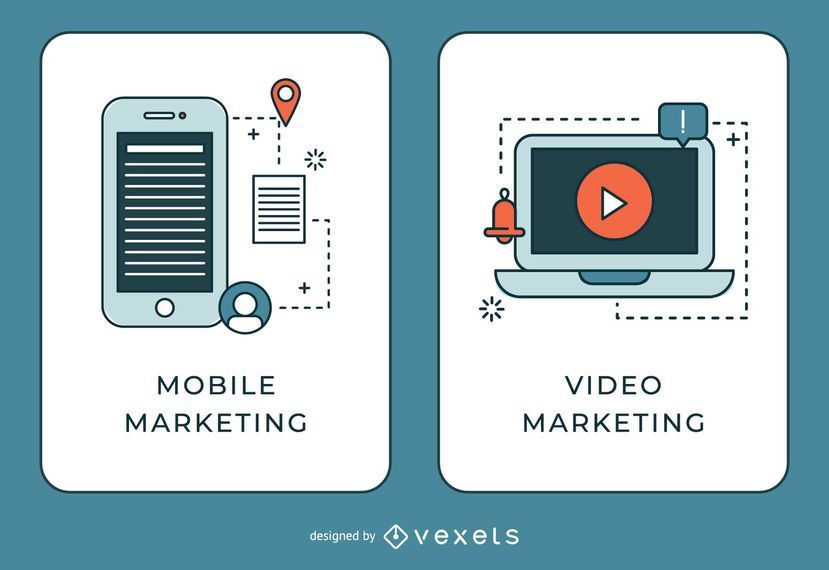Mobile and Video Marketing Banner Mobile and Video Marketing Banner