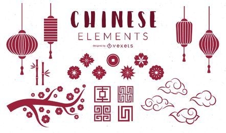 Conjunto de elementos chinos