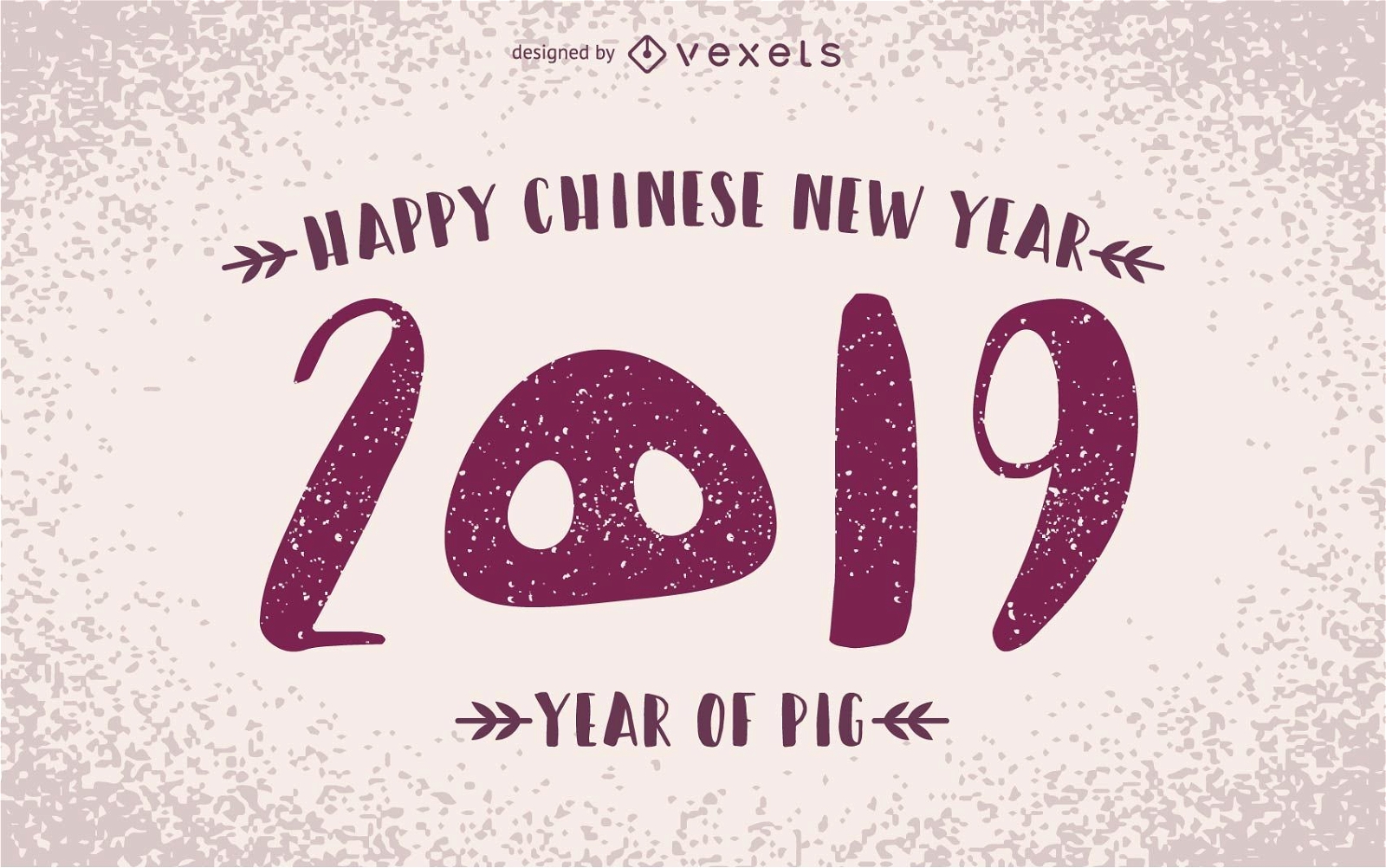 Frohes chinesisches Neujahrsdesign