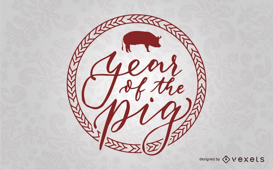 Year of the Pig Badge Year of the Pig Badge