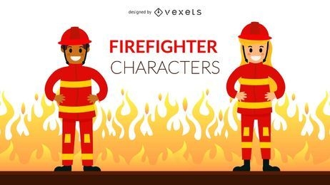 Firefighter Character Set