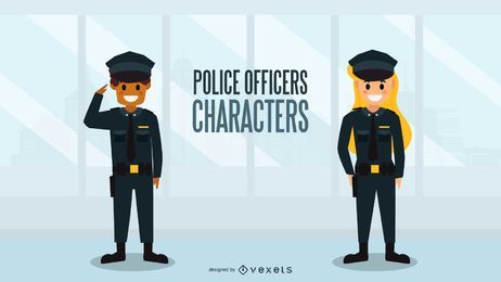 Personajes de oficiales de policia Personajes de oficiales de policia