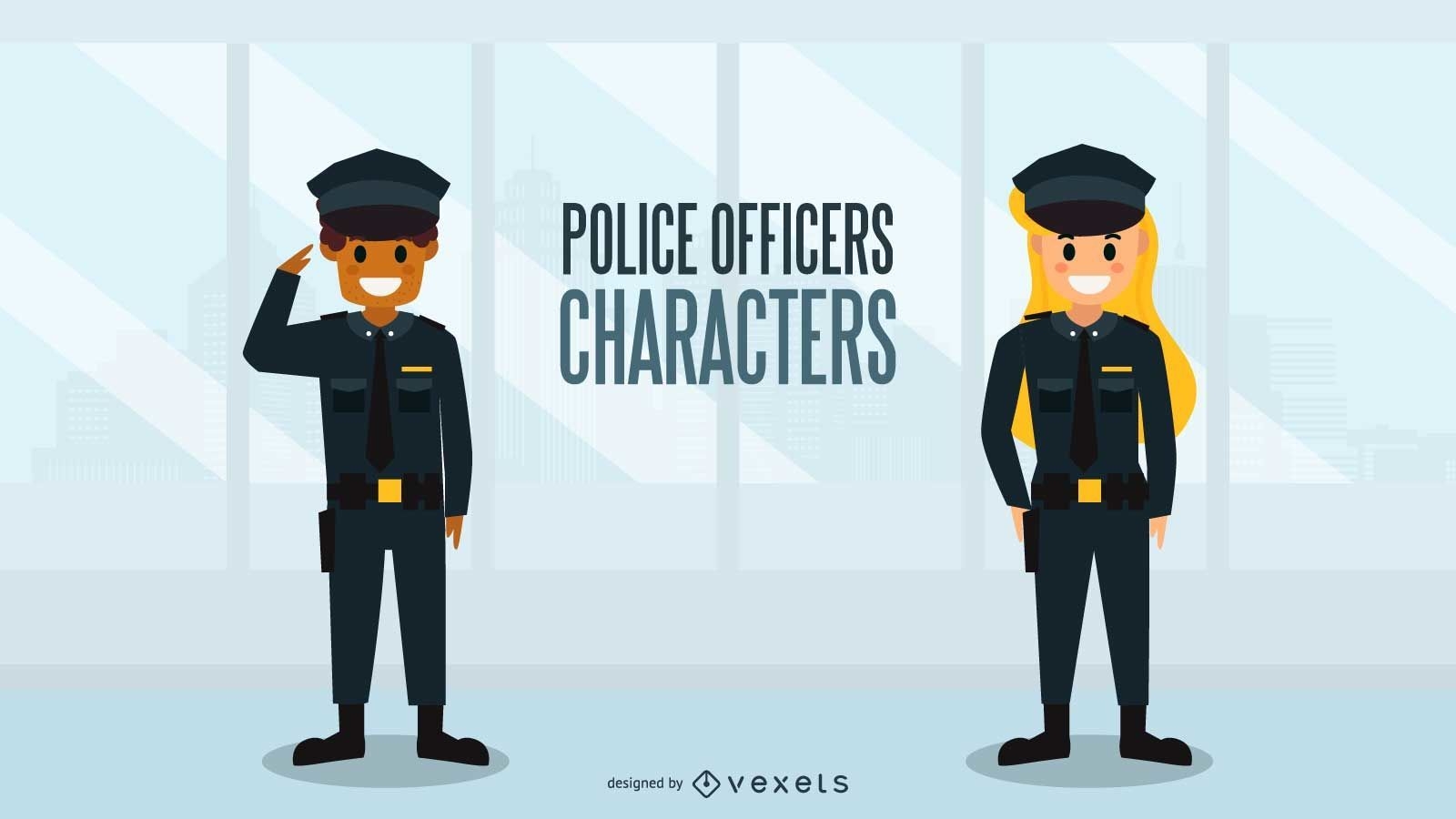 Polizeibeamte Charaktere