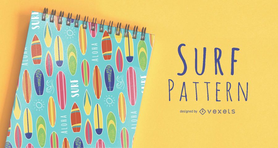 Seamless Surf Pattern Seamless Surf Pattern