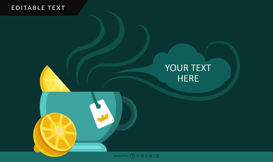 Lemon Tea Card Design Lemon Tea Card Design