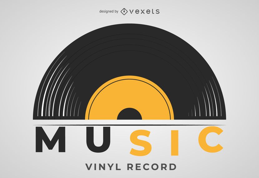 Vinyl Record Illustration Vinyl Record Illustration