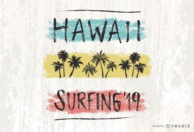 Hawaii Surfen '19 Briefgestaltung Hawaii Surfen '19 Briefgestaltung