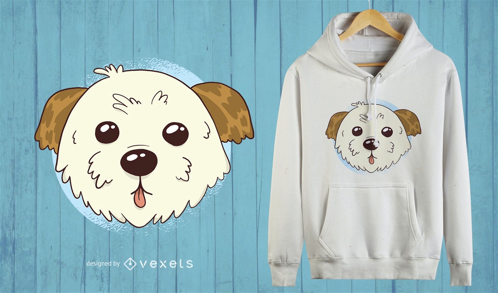 Cute Morkie Dog t-shirt design