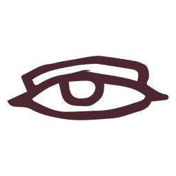 Símbolo del ojo del antiguo egipto Diseño PNG