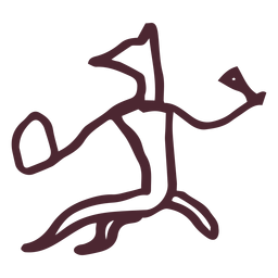 Antigo símbolo de hieróglifos egípcios símbolo egípcio Desenho PNG