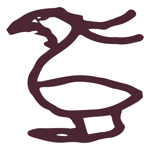 Símbolo de animal egipcio antiguo Diseño PNG