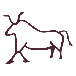 Símbolo del toro egipcio antiguo Diseño PNG