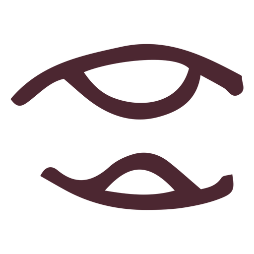 Símbolo de jeroglíficos egipcios antiguos Diseño PNG