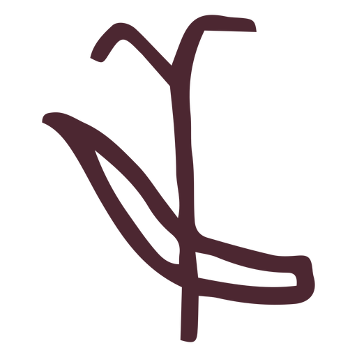 Altes ägyptisches Hieroglyphen-Symbol PNG-Design