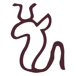 Símbolo egipcio antiguo Diseño PNG