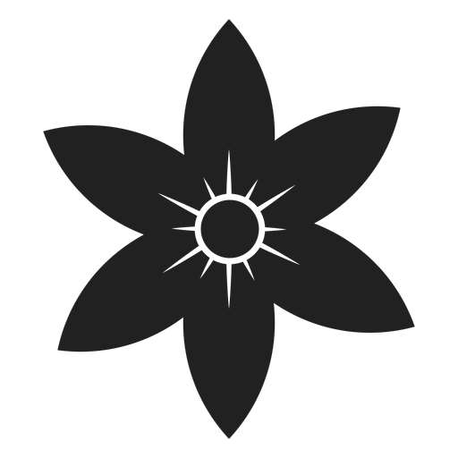 Icono de flor de globo Diseño PNG