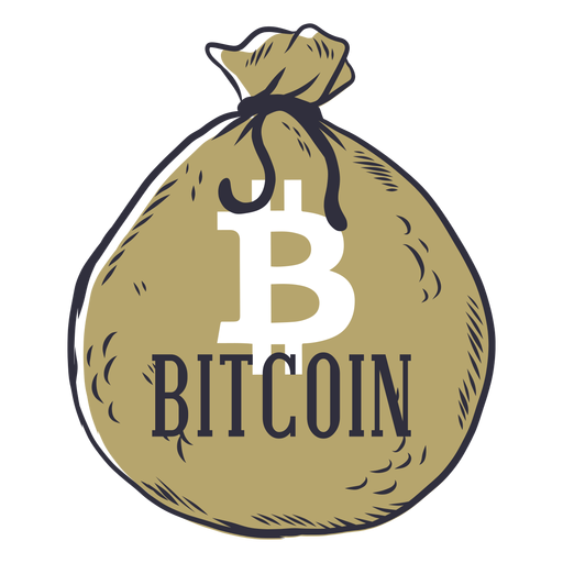 Crach? de bolsa de dinheiro Bitcoin Desenho PNG