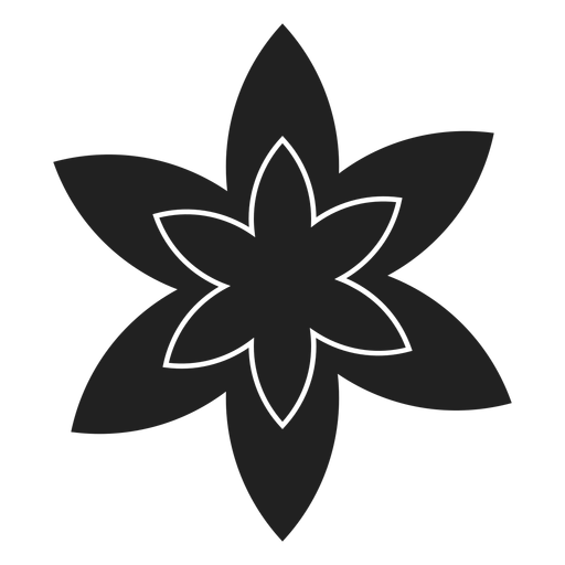 black and white flower vector transparent png svg vector file transparent png svg vector file