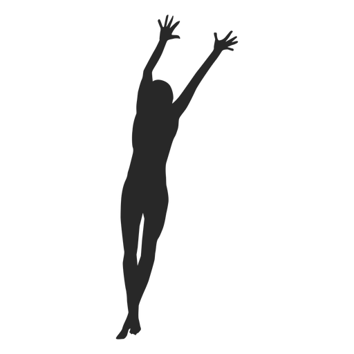Blocking volleyball silhouette - Transparent PNG & SVG vector file