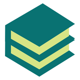 Libros apilados vector de estilo de línea Diseño PNG