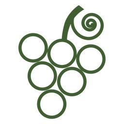 Weintraube Symbol PNG-Design