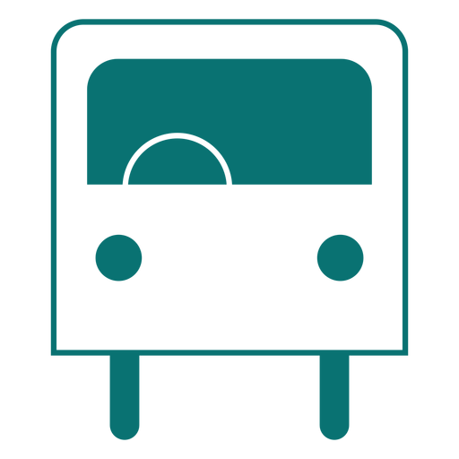 Ícone de estilo de linha de ônibus Desenho PNG