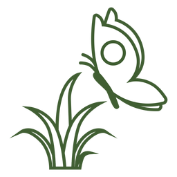 Schmetterling im Flugsymbol PNG-Design